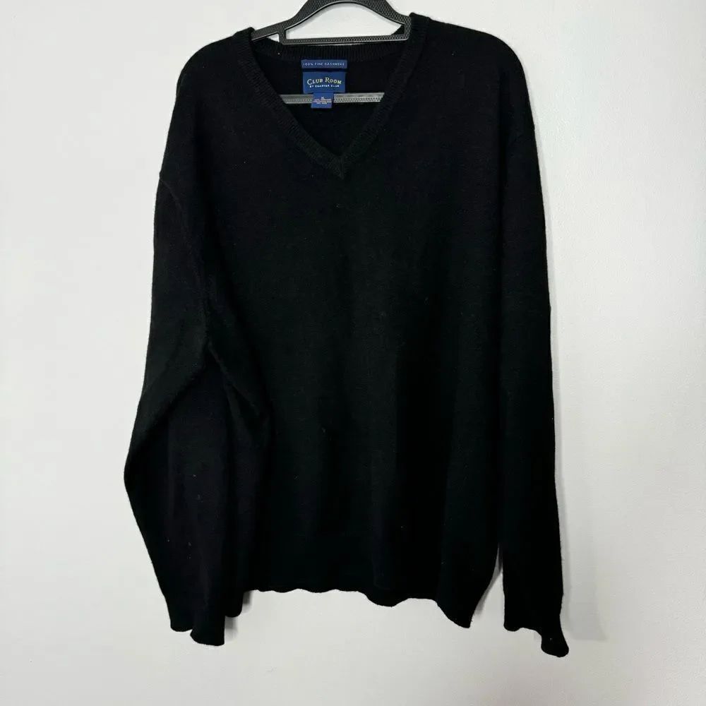 Club Room %100 fine cashmere pullover size XL